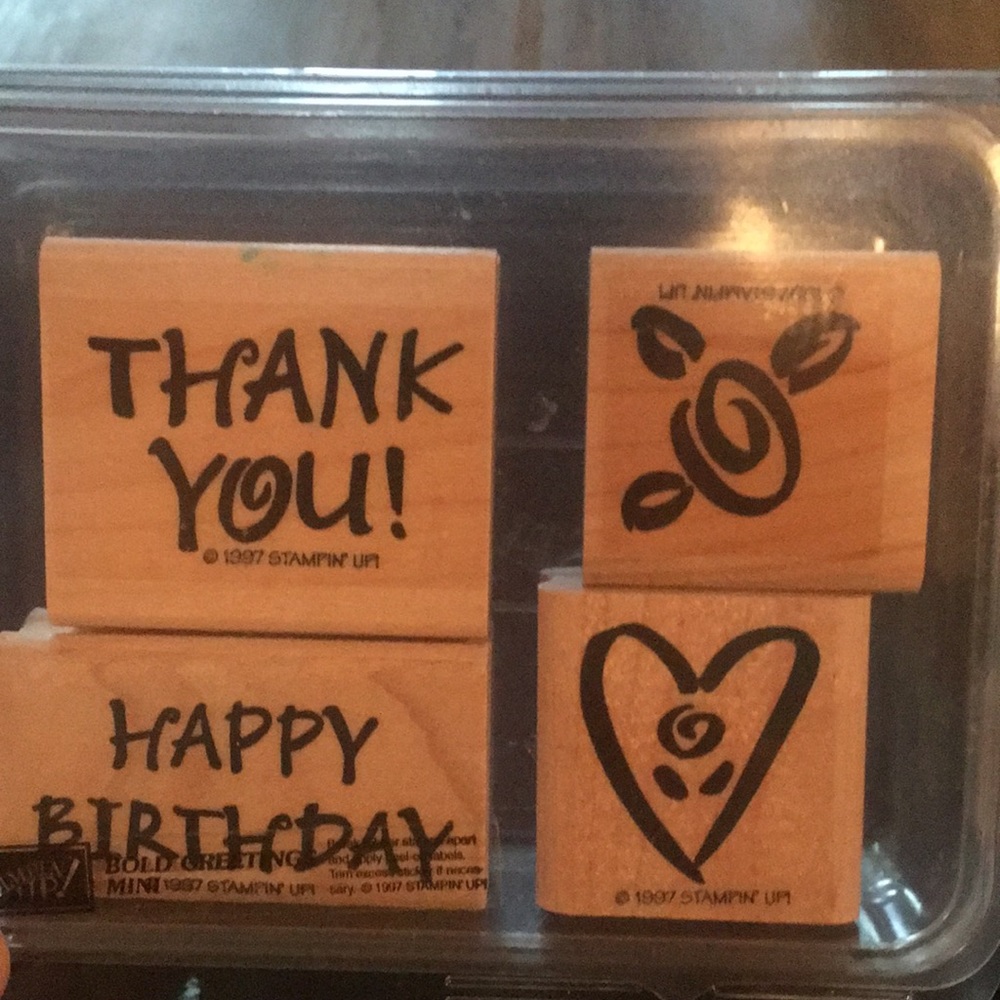 Stampin’ Up! Stamp set Bold Greetings mini